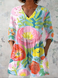 Helena | Blusa larga con escote en V