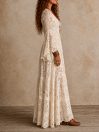 Emily | Vestido maxi de silueta vintage
