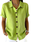 Consuelo | Camisa holgada de manga corta