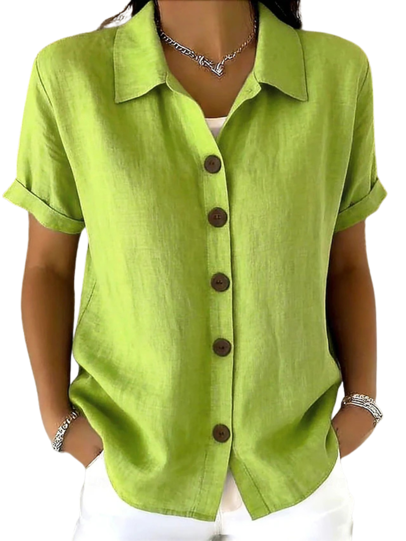 Consuelo | Camisa holgada de manga corta