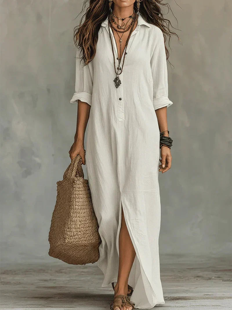 Miriam | Vestido Camisero Maxi