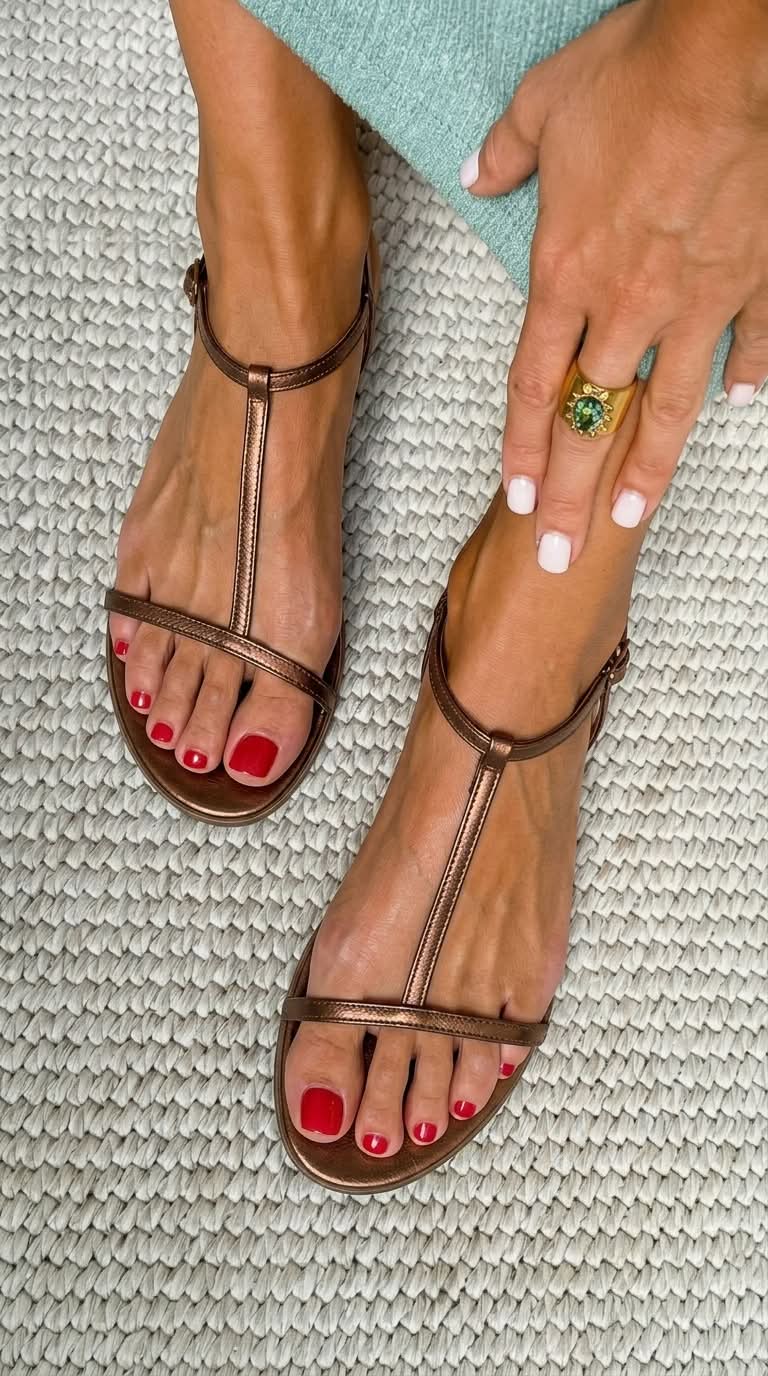 Alma | Sandalias Doradas Primavera