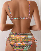 Jada - Conjunto de Bikini con Estampado Tribal