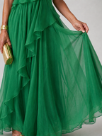 Tracey | Vestido maxi fluido elegante