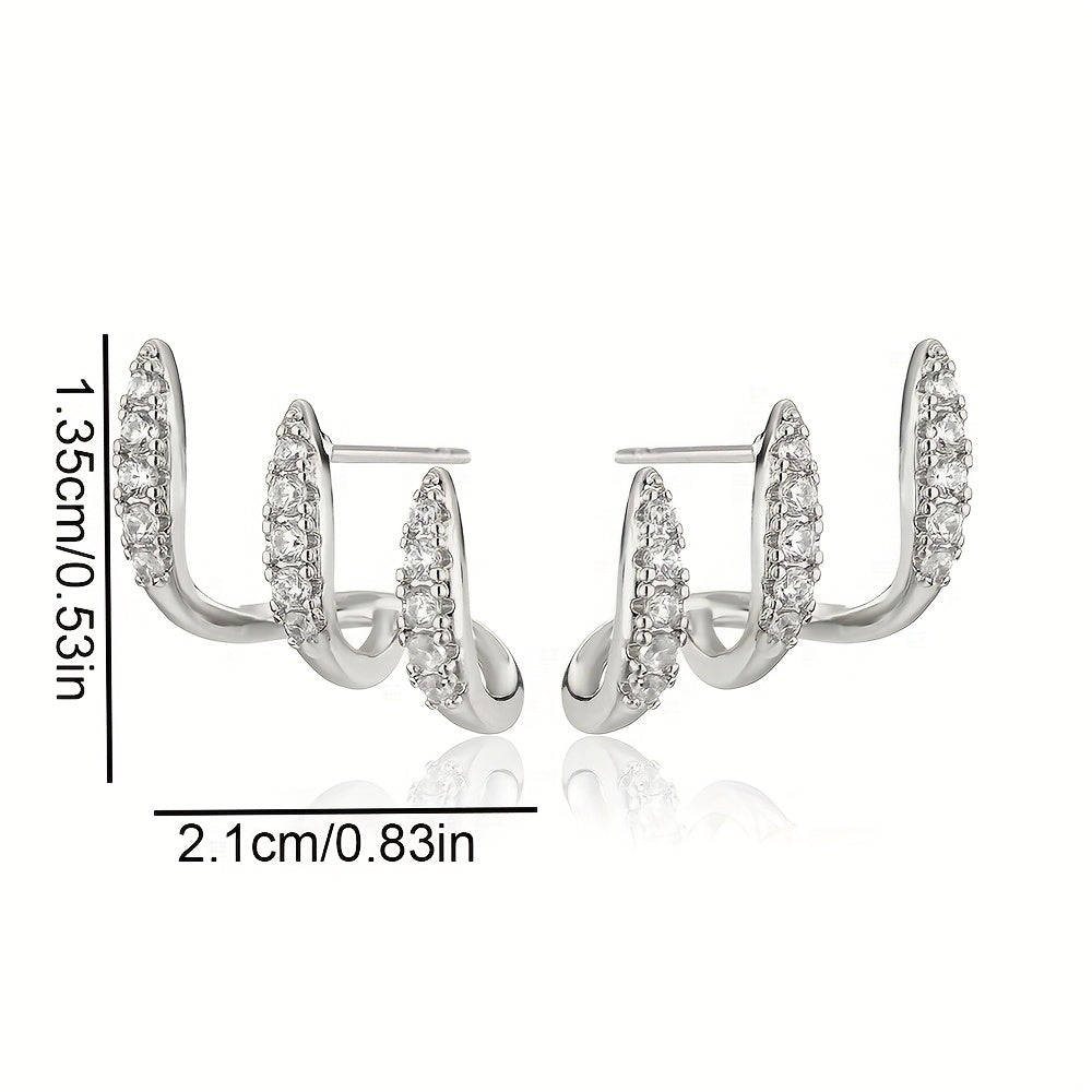 Flora | Pendientes triples