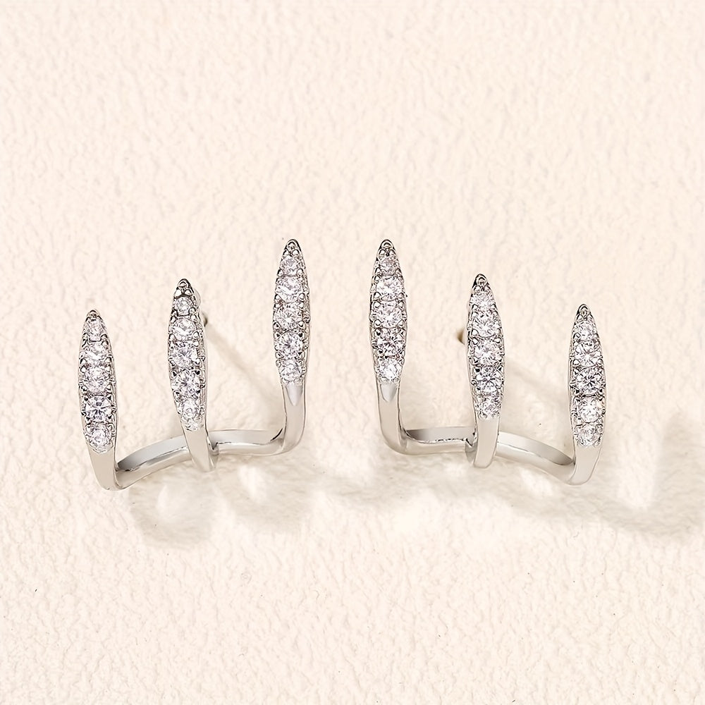 Flora | Pendientes triples