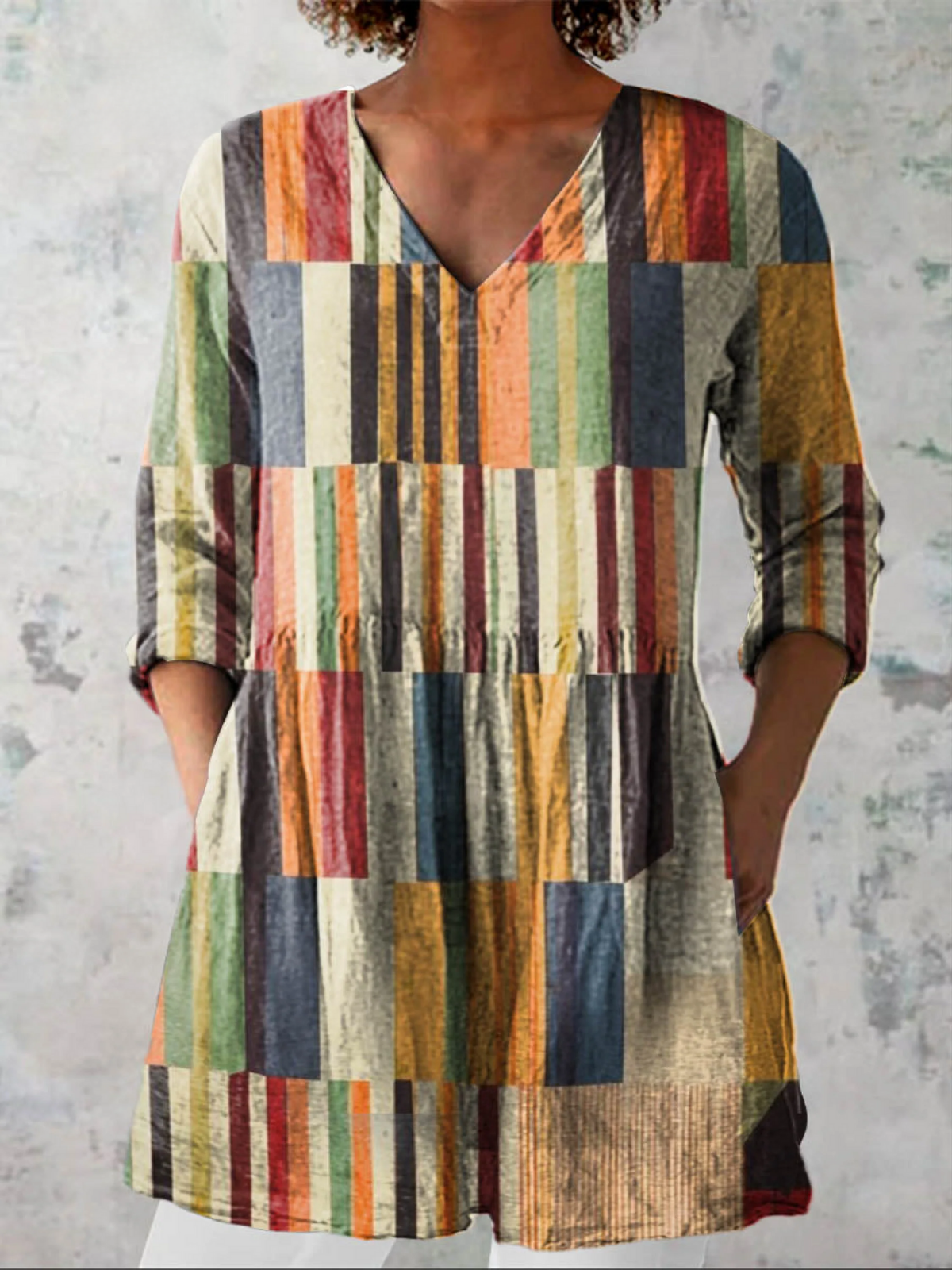 Amalia | Blusa larga con escote en V