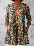 Celia | Blusa larga con escote en V