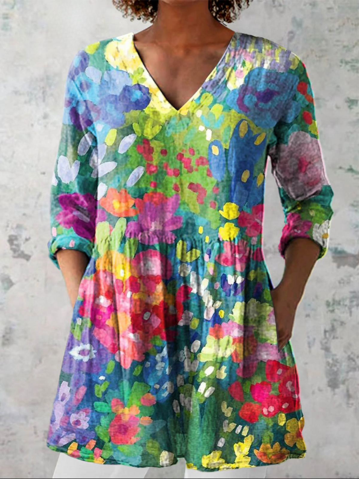 Marisa | Blusa larga con escote en V
