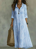 Aurelia | Vestido Maxi Bordado