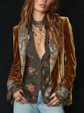 Ana | Blazer Patchwork con Estampado Floral Vintage