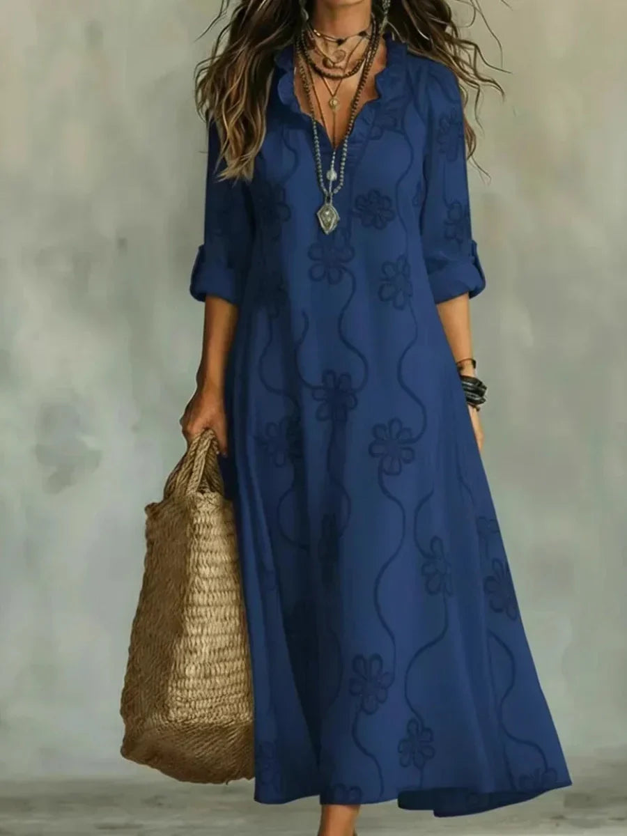 Aurelia | Vestido Maxi Bordado