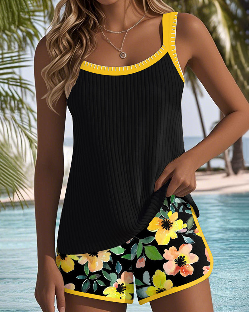 Aitana™ | Conjunto de tankini elegante de dos piezas