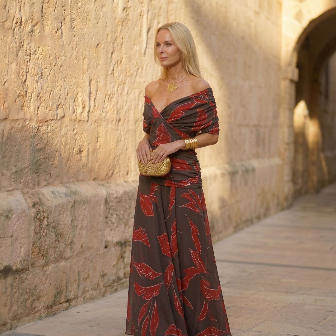 Ángela | Vestido Hoja Elegante