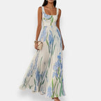 Lourdes | Vestido Largo Plisado