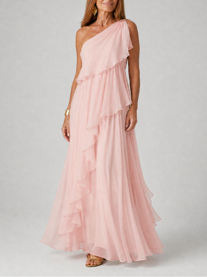 Tracey | Vestido maxi fluido elegante