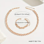 Berta | Conjunto de joyas espiga con cristales