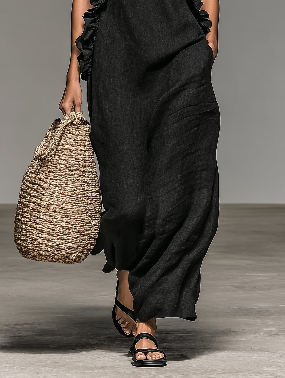 Gladys | Vestido Maxi con Bolsillos
