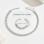 Berta | Conjunto de joyas espiga con cristales