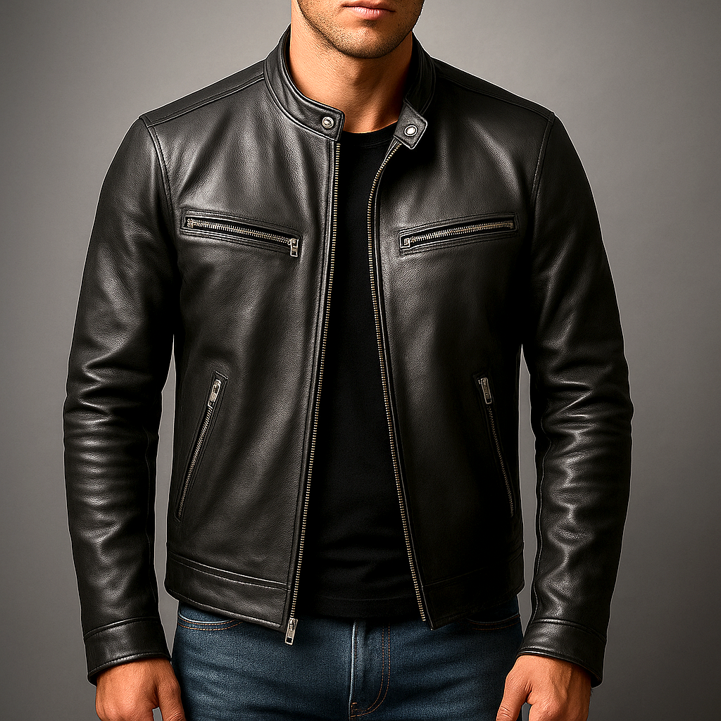 Guillermo | Chaqueta de Cuero Vintage