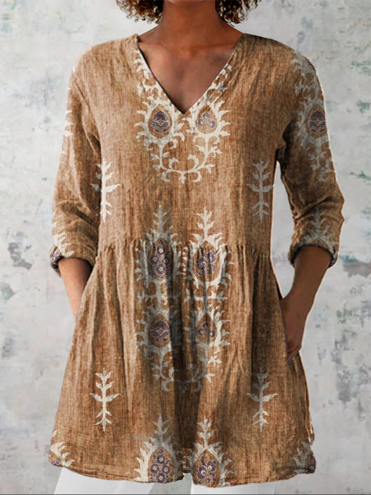 Lisa | Blusa larga con escote en V