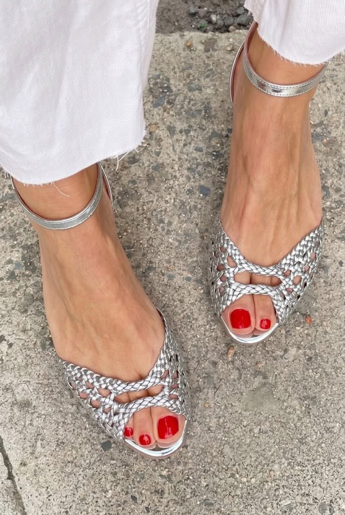 Isidora | Sandalias Trenzadas Doradas