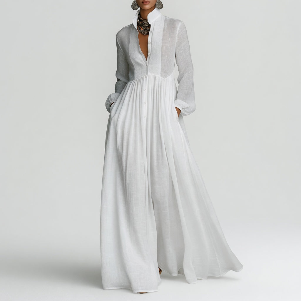 Élisa™ | Vestido maxi minimalista y refinado