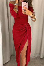 Ainara | Vestido de Gala con Hombros Descubiertos