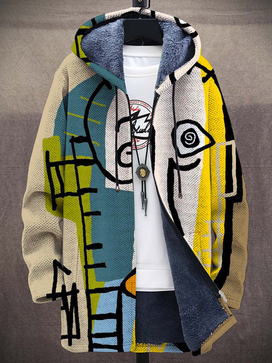 Gerardo | Chaqueta de Punto Artística con Capucha