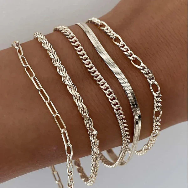 Emilia | Set de 5 pulseras