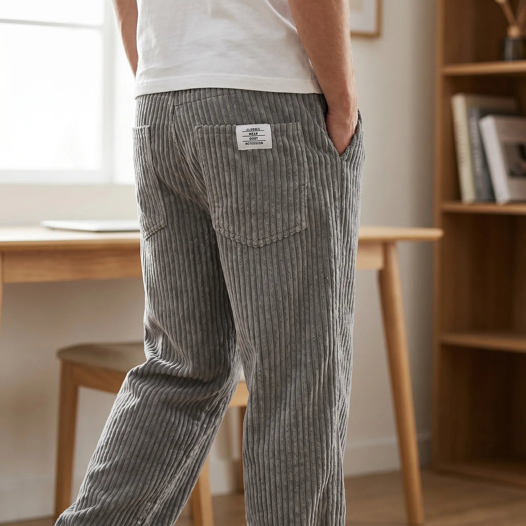 Adrián | Pantalones de Terciopelo Acanalado