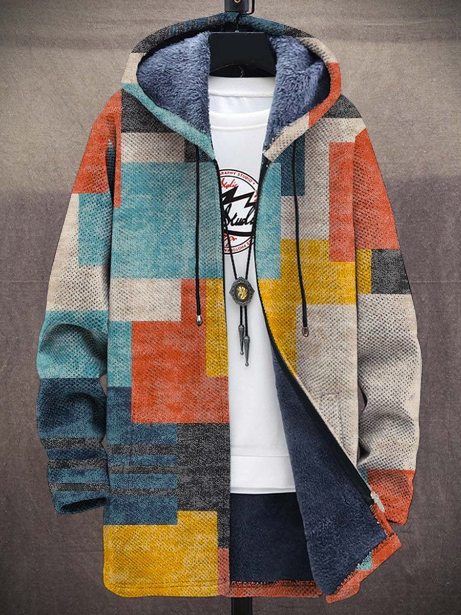 Rosalinda | Chaqueta de Punto Artística con Capucha