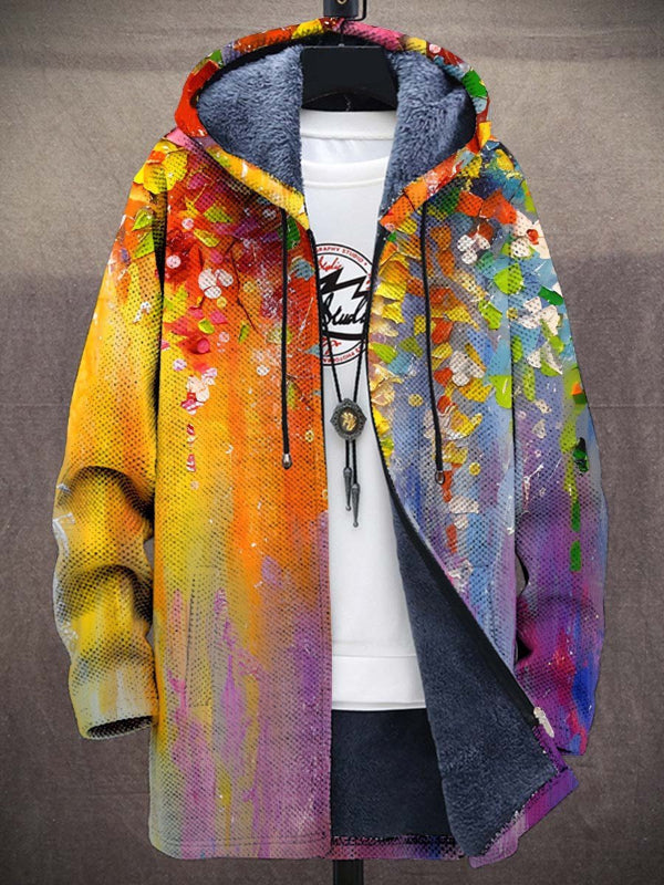 Rosalinda | Chaqueta de Punto Artística con Capucha