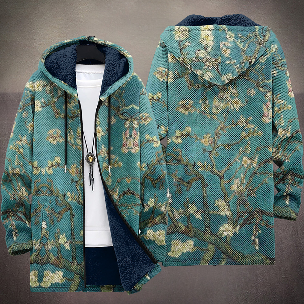 Vicente | Chaqueta de Punto con Capucha de Estilo Artístico