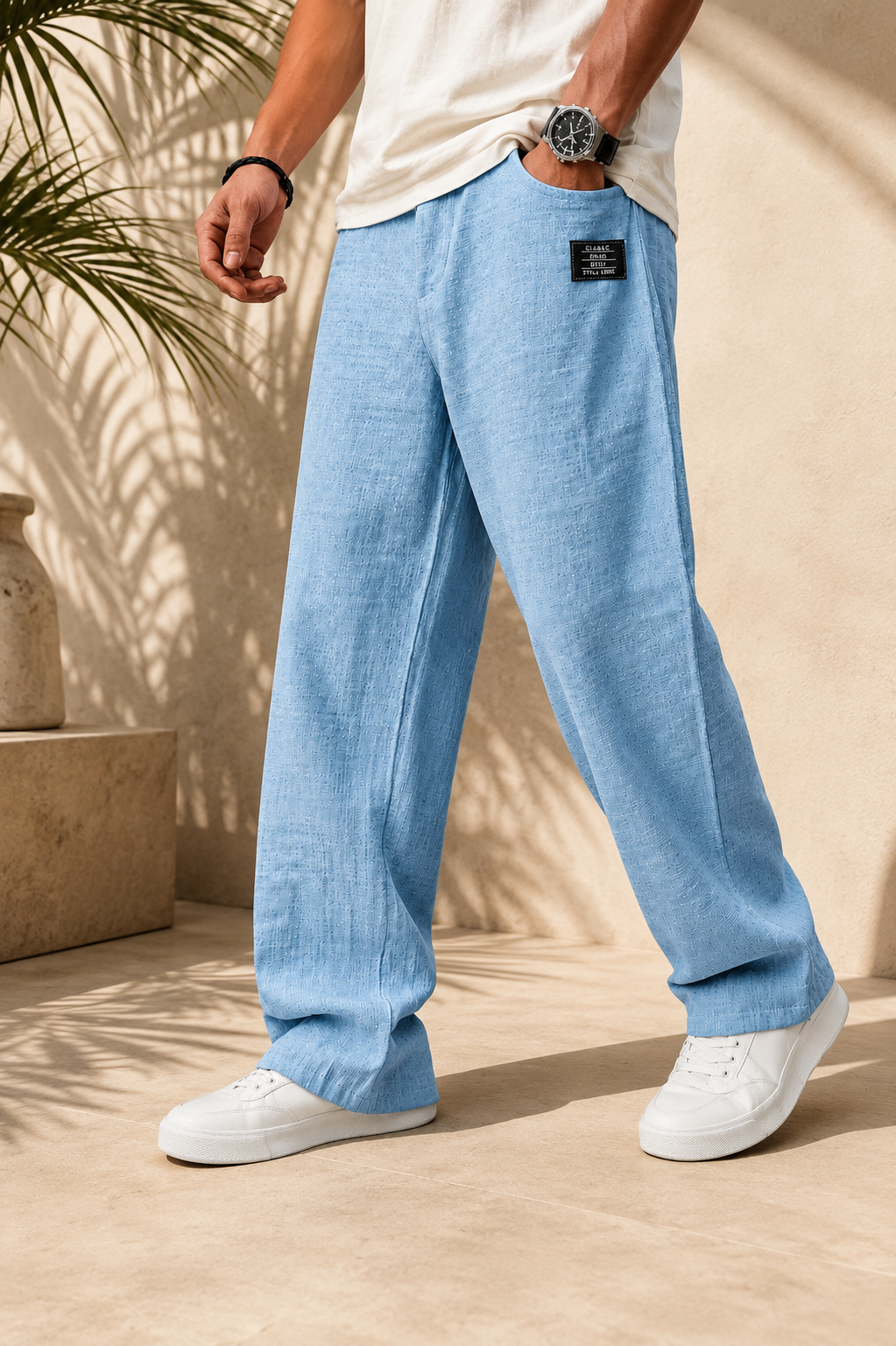 Manuel | Pantalones Casuales de Lino Premium