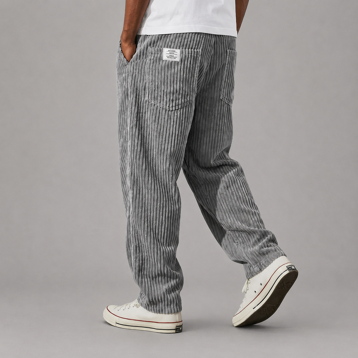 Adrián | Pantalones de Terciopelo Acanalado