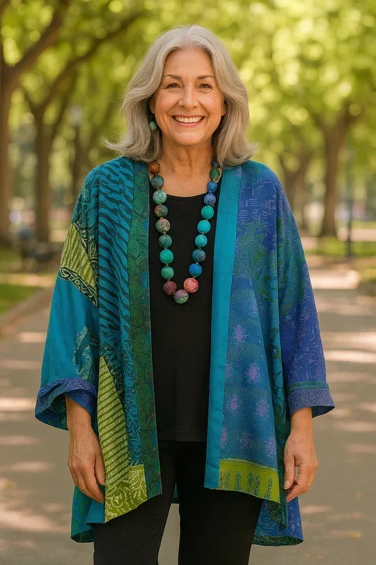 Begoña | Cárdigan drapeado elegante