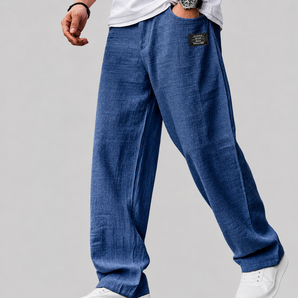 Manuel | Pantalones Casuales de Lino Premium