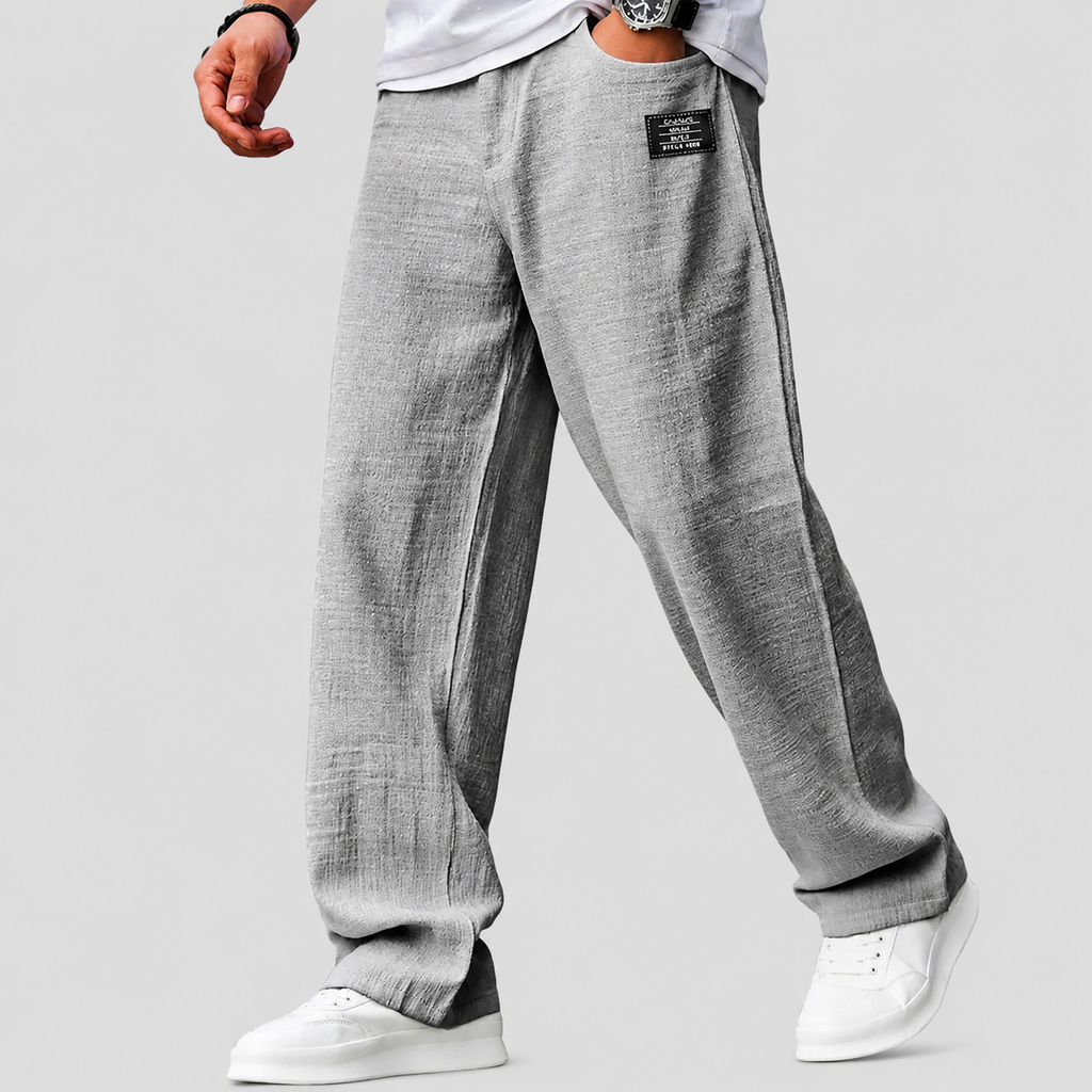 Manuel | Pantalones Casuales de Lino Premium