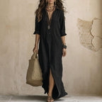Miriam | Vestido Camisero Maxi