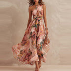 Annalena | Vestido Floral de Un Solo Hombro