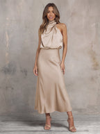 Sonia™ | Vestido drapeado Sahara
