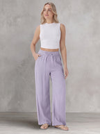 Martina | Pantalones estilo lino