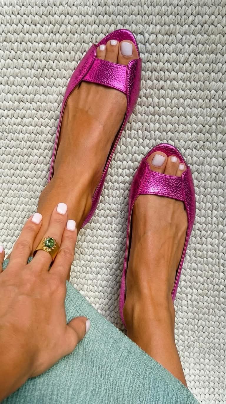 Adela | Sandalias Doradas Comfort Chic