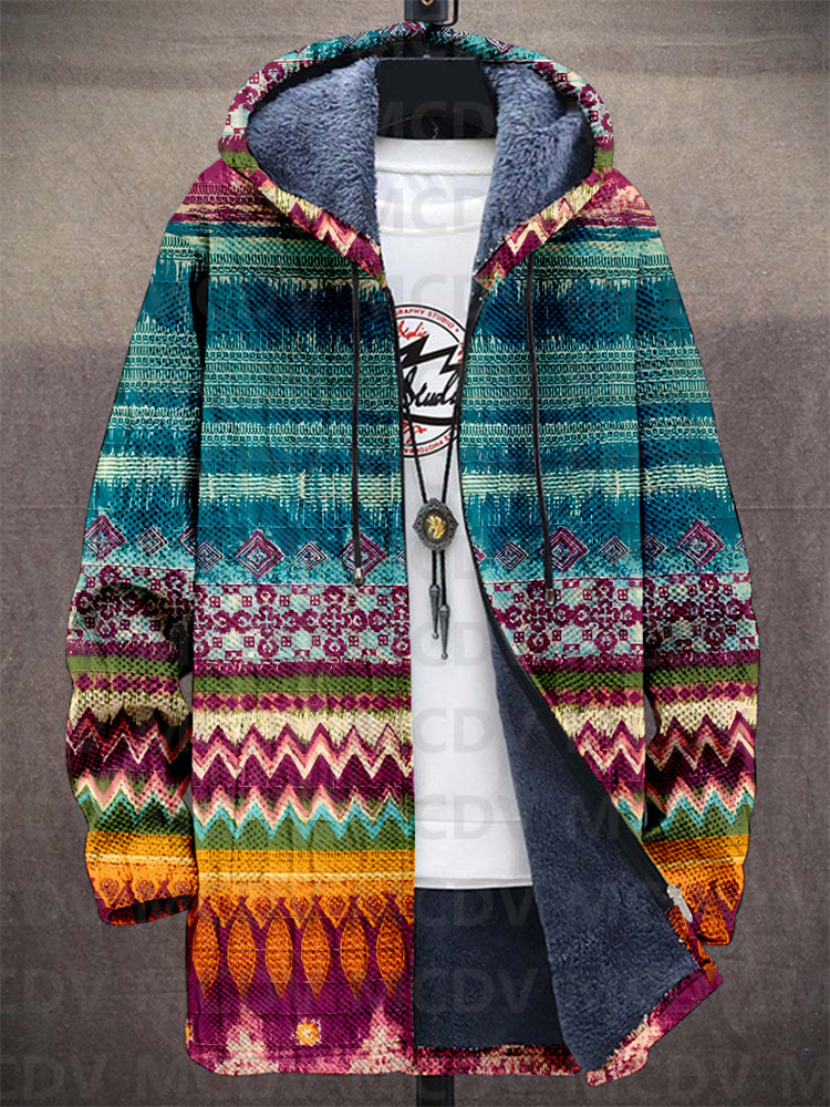 Talía | Chaqueta de Punto con Capucha de Estilo Artístico