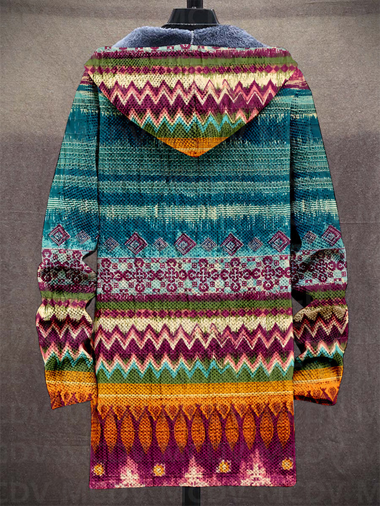 Talía | Chaqueta de Punto con Capucha de Estilo Artístico
