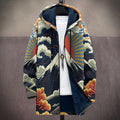 Ezequiel | Chaqueta de Punto con Capucha de Estilo Artístico