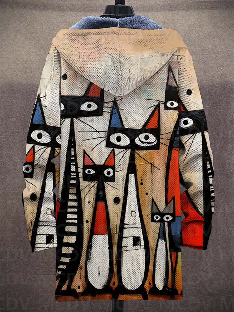 Rubén | Chaqueta Estampada Artística con Capucha