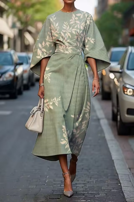 Moxlan | Vestido floral elegante