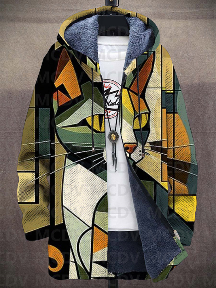 Nicolás | Chaqueta Estampada Artística con Capucha